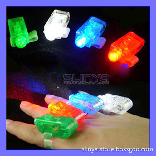 LED Bright Finger Ring Flashlight Party Xmas Wedding Glow Laser Light (SL-361)